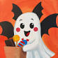 Trick or Treat, Sip & Paint Brush Party event image