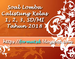 Ikuti websiteedukasi.com di aplikasi google news dengan cara following (temukan feed website edukasi di bagian following/mengikuti) untuk. Soal Lomba Calistung Kelas 1 2 3 Sd Mi Tahun 2020 Jurnal Pp