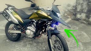 Xre 300 Com Protetor De Carenagem E Alforge Youtube