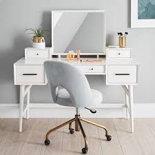 West Elm X Pbt Mid Century Vanity Desk Set Pottery Barn Teen