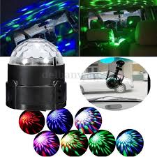 3w Music Rhythm Sound Activated Led Car Interior Light Auto Disco Light 12v 24v Stage Lighting Disco Lights Crystal Magic