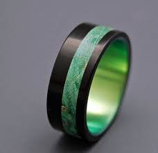 Black And Green Wedding Band Black Rings Wooden Wedding Rings Titanium Ring Titanium Etsy In 2020 Wooden Rings Engagement Wooden Wedding Ring Titanium Wedding Rings