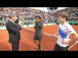 Os dejamos con la narración del partido de rafa nadal y richard gasquet. Roger Federer David Goffin Post Match Court Interview Youtube