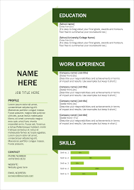 Resume wizards or templates that are available online or included in many word processing programs. 20 Free Cv Templates For The Uk To Download Word Pdf