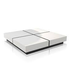 You found your dream sofa (finally!). Square Modern Coffee Table White