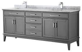 | skip to page navigation. In Stock Margate 80 Inch Double Vanity With No Mirror Transitional Bathroom Vanities And Sink Consoles By Wyndham Collection Houzz