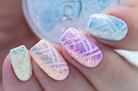 How To Apply The New Pixel Effect Cinderella By Indigo Nails In This Video Tutorial I Am Showing You How To Appl Geometric Nail Art Indigo Nails Geometric Nail