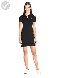 Lacoste Women S Short Sleeve Stretch Pique Polo Dress Black 32 All About Women Amazon Partner Link Ropa Outfits Lacoste