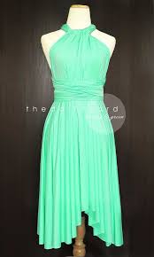 Tdy Apple Green Maxi Short Bridesmaid Dress Convertible Etsy Tiffany Blue Bridesmaid Dresses Short Bridesmaid Dresses Plus Size Wedding Dresses With Sleeves