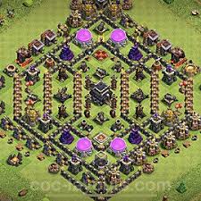 I.ytimg.com the town hall upgrade till the 9th level costs 3,000,000 gold coins and will take 10 days. Best Th9 Trophy Defense Base Layouts With Links 2021 Copy Town Hall Level 9 Coc Trophy Bases