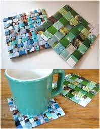10 Cheap Crafts To Make And Sell Recycled Magazine Crafts Magazine Crafts Recycled Crafts