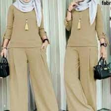 Katalog setelan kulot atasan gantung muslim maria space. Jual Setelan Kulot Wanita Muslim Di Bandung Harga Terbaru 2021