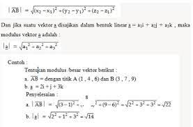 Check spelling or type a new query. Vektor Matematika Pengertian Oprasi Rumus Contoh Perkalian