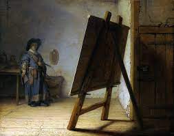 rembrandt the artist in his studio rembrandt idee verf rembrandt schilderijen