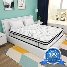 Get a good night's sleep on a high quality, brand name full mattresses from sam's club. Amazon Com Full Size Mattress 10 Inch Memory Foam And Innerspring Hybrid Mattress In A Box Medium Firm Feel Motion Isolation Breathable Pressure Relief Bed Mattress Risk Free 100 Night Trial Kitchen