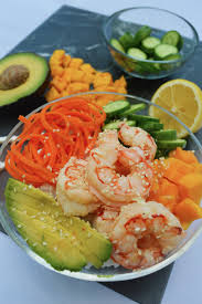 Poke Bol De Crevettes Hawaiennes Recette Facile Poke Bowl Recipe Healthy Homemade Recipes Bowls Recipe