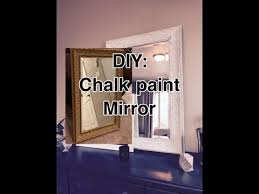 Math formulas on black chalkboard. Diy Chalk Paint Mirror Hobby Lobby Chalk Paint Youtube