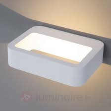 Applique Led En Platre Eike Elegante 3 W Reference 9613028 Lampes Et Luminaires Diy En Platre A Peindre Chez Luminair Abat Jour En Tissu Luminaire Abat Jour