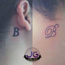 In this video i will make temporary tattoo by pen easy stepsmarker type : Tattoo Jojo Studio On Twitter A Meaningful Letter B For A Mother Daughter Tattoojojo Jojo Joannagutierrez Tat2jojo Tat2 Jojo Necktattoos Tattoolettering Letterbtattoo Meaningfultattoos Motheranddaughtertattoos Microtattoos