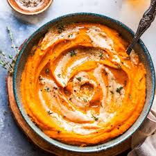 Nos Meilleures Idees De Recettes De Purees De Patate Douce Elle A Table Puree Patate Douce Idee Recette Recette Puree
