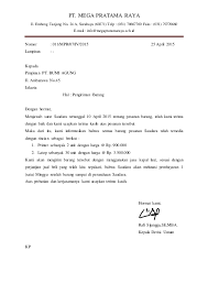 Surat pemesanan barang merupakan salah satu jenis surat niaga yang cukup populer dikalangan pengusaha. Surat Pengiriman Barang