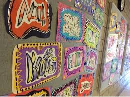 7th Graders Started Their Quarter Off With A Project Inspired By This Blick Lesson As Well As The Art Education Projects Art Lessons Elementary Elementary Art