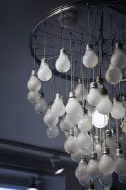 Light Bulbs Chandelier Gift Ideas Creative Spotting Light Bulb Chandelier Diy Lighting Chandelier Creative