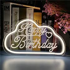 Wall birthday decoration at home for boy. Happy Birthday Decoration Neon Sign Custom Led Light Usb Aesthetic Banner On Wall For Women Room Home Party Mural Boy Girl Gift Hot Promo 90d6e8 Goteborgsaventyrscenter