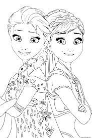 Coloriage elsa et anna à imprimer gratuit. Coloriage Elsa Anna Princess De Reine Des Neiges 2 Dessin La Reine Des Neiges 2 A Imprimer