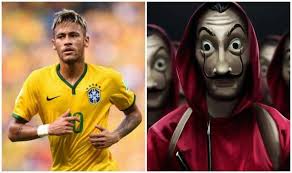 Neymar la casa de papel scene. Brazilian Football Superstar Neymar S Cameo In Money Heist Here S All You Need To Know India Com