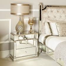 Andreas Champagne Gold Mirrored 3 Drawer Bedside Cabinet This Beautiful Andreas Champagne Gold Mir Gold Bedroom Decor Gold Living Room Decor Champagne Bedroom