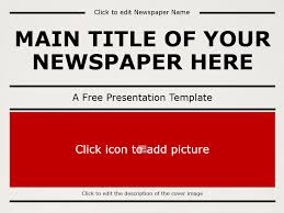 Create free newspaper template flyers, posters, social media graphics and videos in minutes. Newspaper Template For Powerpoint And Google Slides