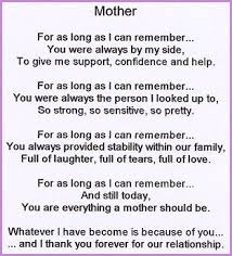 Life Is Beautiful Mom Poems Thank You Mom Quotes Mother Poems