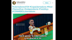 Find the newest independiente meme. River Plate Vs Independiente Los Memes Del Partido Por Cuartos De Final De Copa Libertadores Fotos Futbol Internacional Depor
