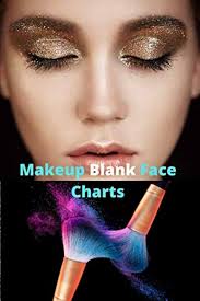 Makeup Blank Face Charts: Professional, Practice, Makeup Artist Portfolio  6x9 100 blank pages