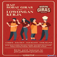 Cv adalah curriculum vitae, bahasa indonesianya daftar riwayat hidup. Lowongan Kerja Warung Giras Samarinda April 2021