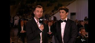 Mr. Canet. Mr @marcmarquez93 looking good today at the MotoGP Awards  Ceremony