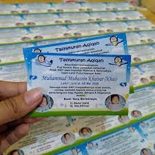 Bagi yang masih kebingungan untuk mengucapkan kartu selapanan bayi baik itu terhadap teman. Jual Kartu Tasyakuran Aqiqah Kartu 40 Harian Kelahiran Bayi Jakarta Utara Galeryfamilyar Id Tokopedia