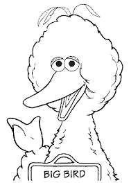 Birds pollinate our plants, control bugs and pests, and even provide fertilizer for gardens and. Big Bird Coloring Pages Books 100 Free And Printable
