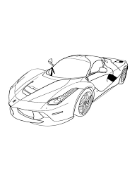 ferrari coloring pages to print is one of the manufacturers supercar cars originating from italy and coloriage papillon fille