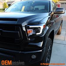 Sr, sr5, limited, platinum, 1794 edition and trd pro. Fits 2014 2020 Tundra Sr Sr5 Limited Trd Pro Black Drl Led Projector Headlights Ebay