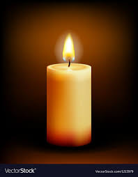 Church Candle Light Royalty Free Vector Image Vectorstock