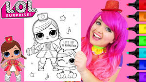Maybe you would like to learn more about one of these? Coloring Lol Surprise Majorette Lil Sister Coloring Page Prismacolor Markers Kimmi The Clown Youtube
