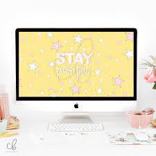 Positive Vibes Star Download Wallpaper Background Etsy In 2021 Desktop Wallpapers Backgrounds Computer Wallpaper Wallpaper Backgrounds