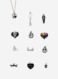 The Nightmare Before Christmas 25th Anniversary 12 Day Interchangeable Necklace Set Nightmare Before Christmas Holiday Jewelry Interchangeable Necklaces