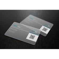 We offer a wide variety of high quality plastic business cards. Rectangular Printed Transparent Business Card Rs 5 Piece Id 20568615430