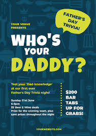 Father's day is always celebrated on the third sunday in june in the united states. Who S Your Daddy Trivia Easil