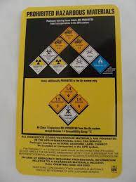 Hazmat labels are divided into nine classes and defined with placement of labels on hazmat materials is defined within united states federal regulation 49 cfr. United Parcel Service Ups Prohibited Hazardous Materials Poster Pocket Size Ups Ups System Hazardous Materials