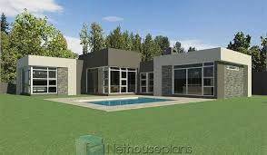 Most designs are with big windows and open interior areas. Modern 3 Bedroom House Plans South Africa Single Storey House Plans Nethouseplans