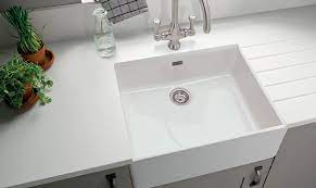 We had a ceramic one in a normal rather than butler style. Ceramic Belfast Style Sinks Homestyle Products Ltd